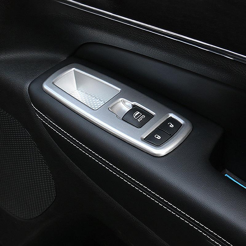 Для Jeep Grand Cherokee WK2 2011 2012 2013 2014 2015 2016 2017 2018 Панель Cover Кнопки Стеклоподъемника Оконного Стекла Автомобиля