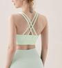Women's Cross Back Shockproof Yoga Sports Bra - Breathable Summer Camisole