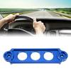 Universal 14cm Aluminum Alloy Battery Tie Down Fasten Bar Bracket 3 Holes (Blue)