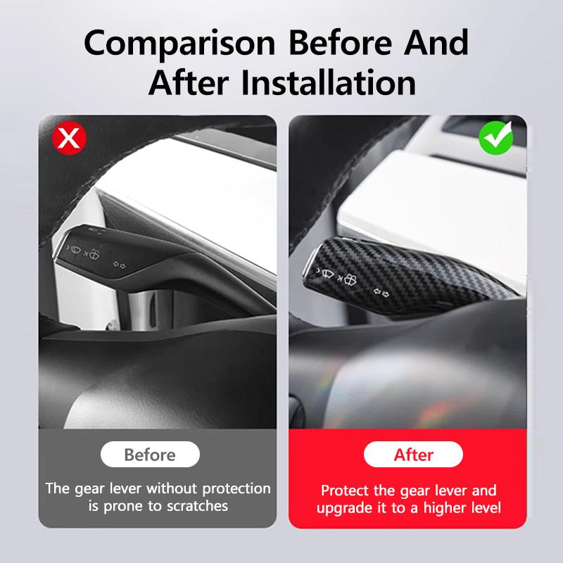 Чехол рычага переключения передач Tesla для Tesla Model Y/3, стиль с рисунком из углеродного волокна, силиконовый стиль, детали для модификации автомобиля, устанавливаемые на автомобиль, хорошие
