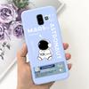 Чехол для Samsung Galaxy J6 Plus 2018 Samsung J6 (2018) J6+ J 6 J6Plus J610F J600G Милый Конфетный Цвет Мягкий Силиконовый Задний Чехол для Телефона