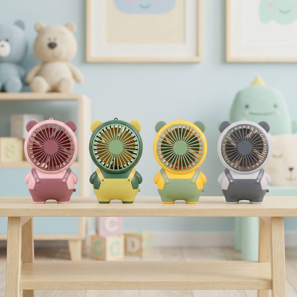 Portable Children's Handheld Fan USB Rechargeable Small Electric Fan  Student Dormitory