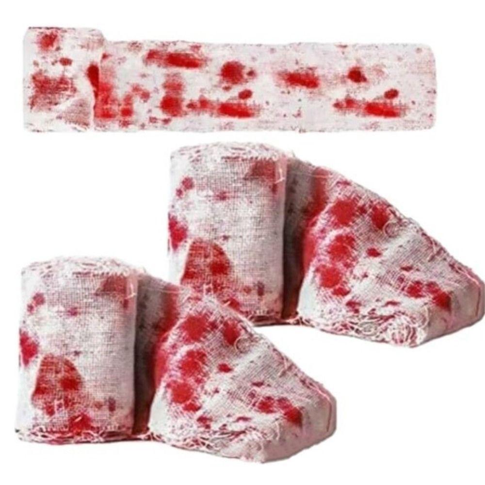 5/10/15/20M Blood Gauze Bandage Scary Bloody Cloth Strips Haunted House