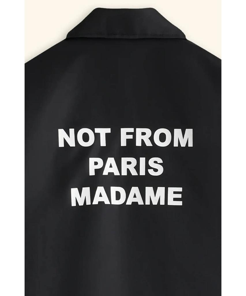 Drole De Monsieur La Veste Slogan D0Jaa25001Bkx