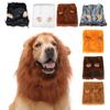 Lion Modelling Hat Pet Wig Cap Winter Autumn Large Dog Headwear Washable Pet Cosplay Outfits Lion Mane Pet Costume for Parties