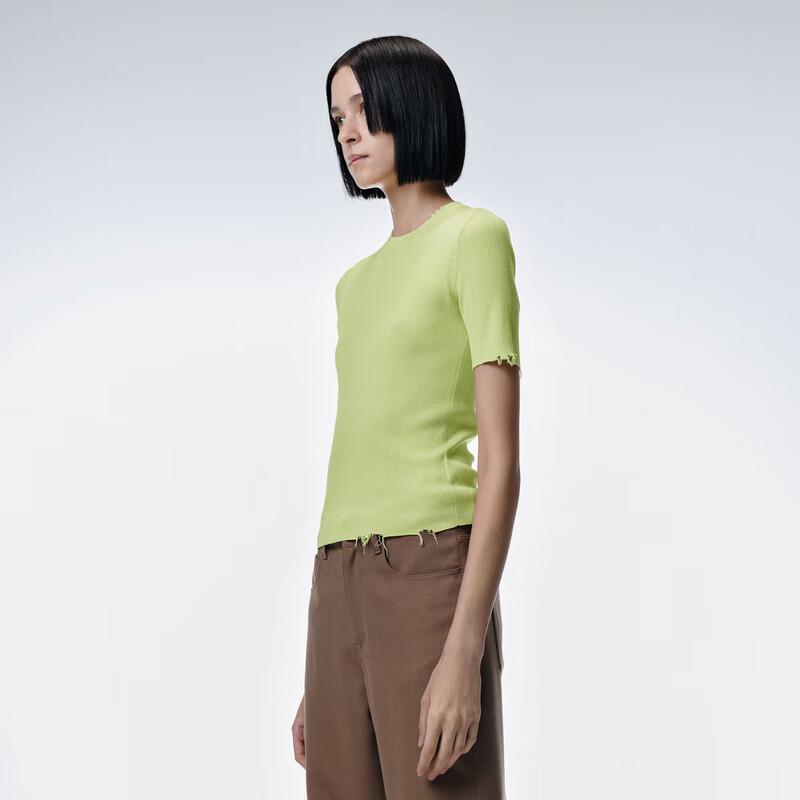 JNBY Women's Short Sleeve Silk Knit Top