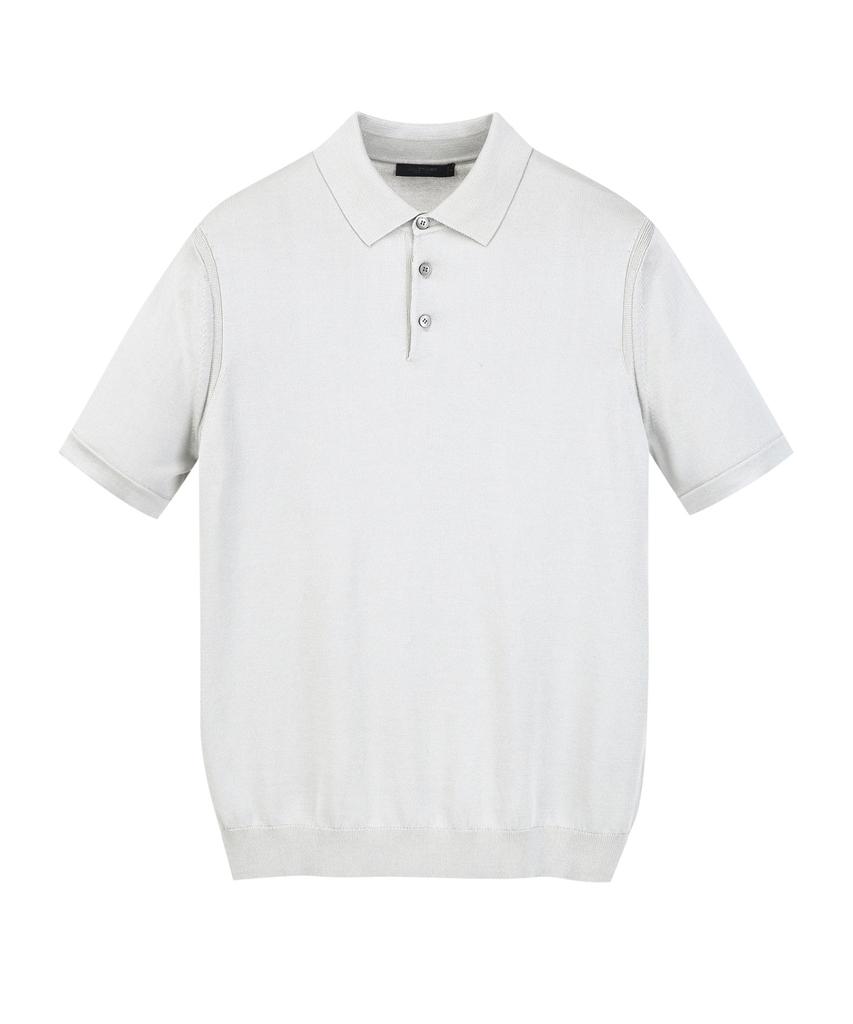 Jilseutyueoteunyuyogmaen Silk Blend Collar Knit - Light Gray (Jnsw6B301G1)