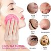 200PCS Compress Face Wash Puff Natural Wood Pulp Sponge Face Wash Puff Foaming Face Puff Cosmetic Puff Face Cleansing Sponge
