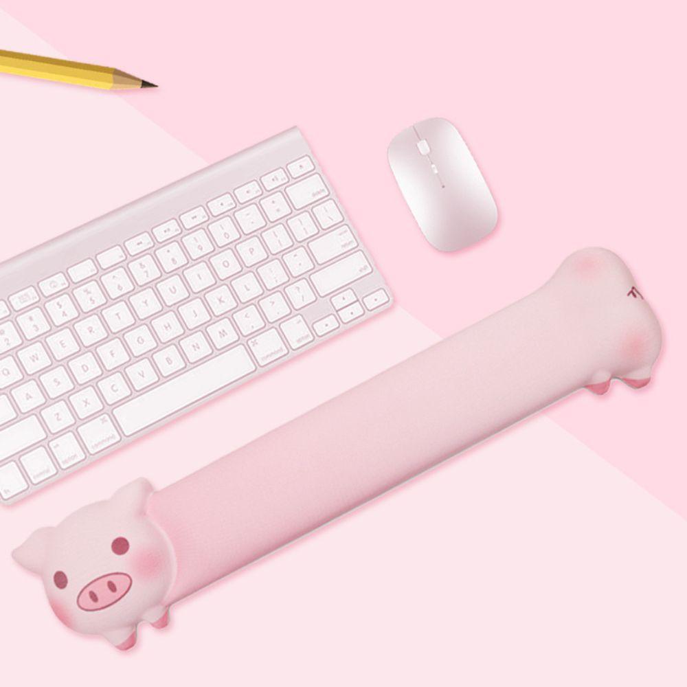 Нескользящая подставка для запястья в виде мультяшной свиньи, мягкая подставка для запястья в виде лежачей свиньи, подарок