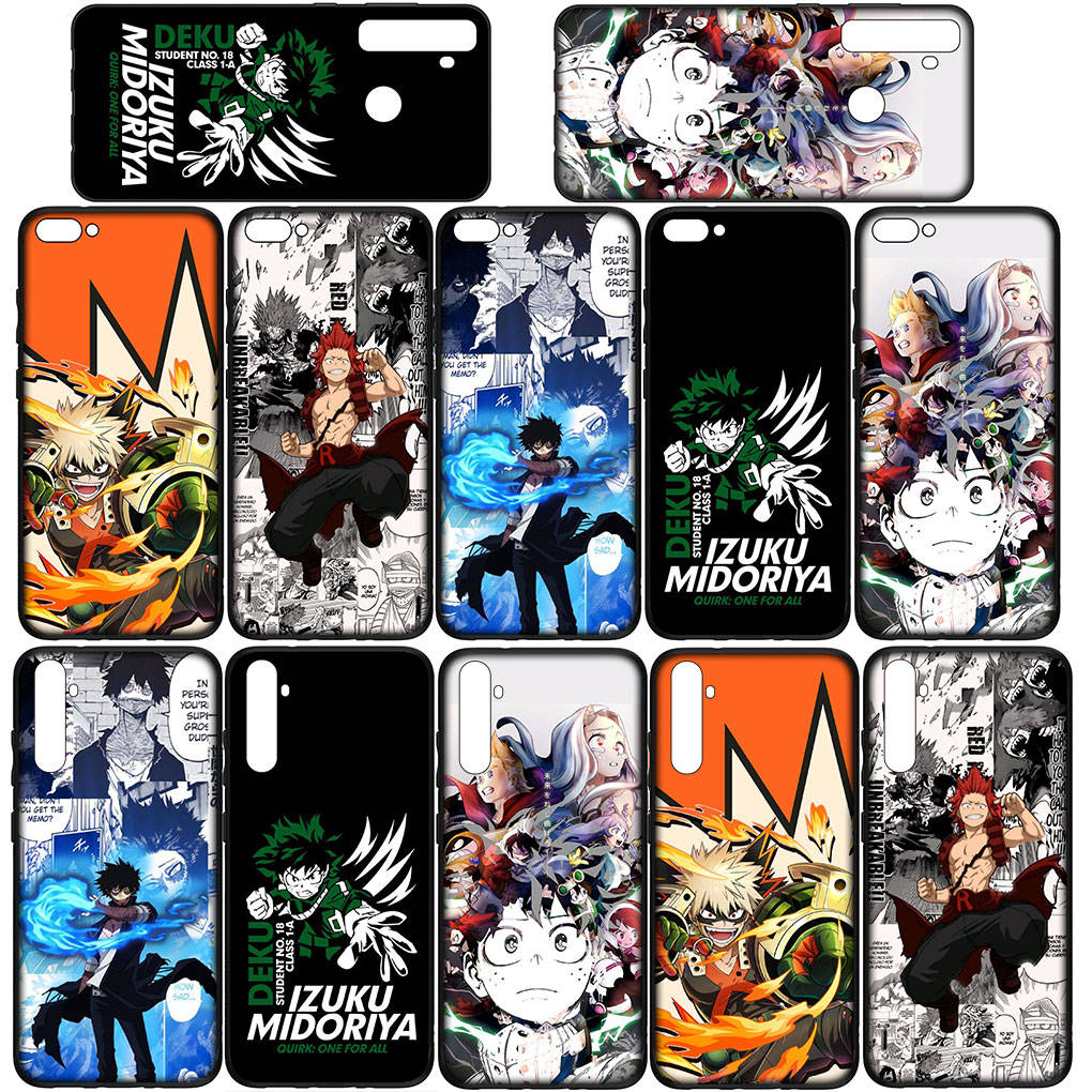Для iPhone 16 15 Xiaomi Redmi Note 14 13 12 11 Pro Max X 8 16e Samsung Galaxy S25 S24 S23 Moto OPPO Huawei My Hero Academia Midoriya Izuku чехол для телефона