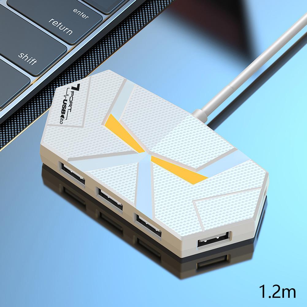 7/4 порта USB 2.0 HUB Type C док-станция 5 Гбит/с высокоскоростной передачи данных сплиттер адаптер для ноутбука жесткий диск мышь клавиатура
