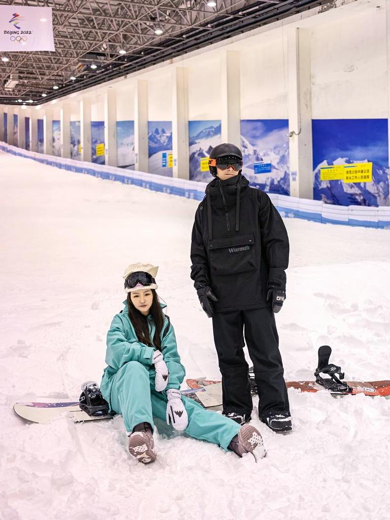 Унисекс Толстый Лыжный Костюм с Капюшоном - Модная Зимняя Спортивная Одежда для Пар