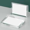 Acrylic Display Stand Clear Sign Holder Stylish Card Tags  Home Decor