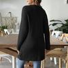 Ladies'  And Winter Knitted Sweater Casual Cardigan Double Pocket Sweater Jacket