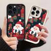 JT242 Отец Рождества Санта-Клаус для iPhone 17 16 15 14 13 Pro Max Samsung S26 S25 Ultra A17 A16 A07 A56 A36 A15 A14 Xiaomi 15T Redmi 15c Мягкий чехол