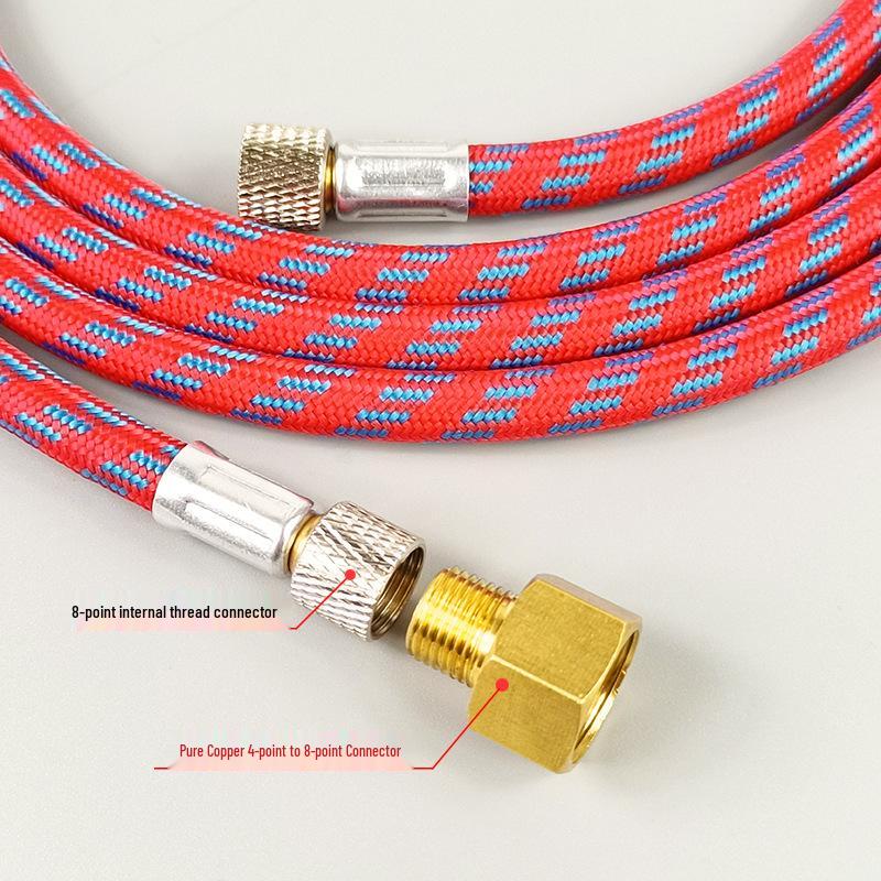 Model Painting Airbrush Hose - 1.8m Air Compressor Connection with 1/8 to 1/4 Adapter