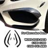 6pcs Car Front Fog Lamp Grill Grille Decorative Covers Stickers For Mercedes Benz C Class W205 2015-2018 C180 C200 C260 C43