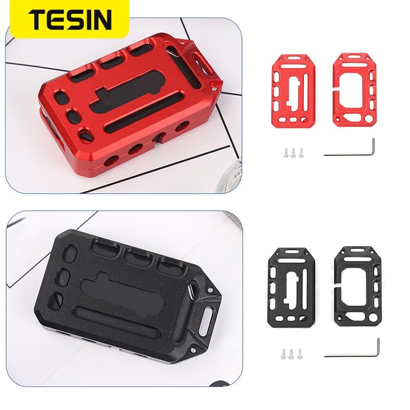 kymb4 TESIN Car Keys Cover for Jeep Gladiator JT 2018+ Car Key Case Shell Cover Keychain Accessories for Jeep Wrangler JL 2018-2025 Up