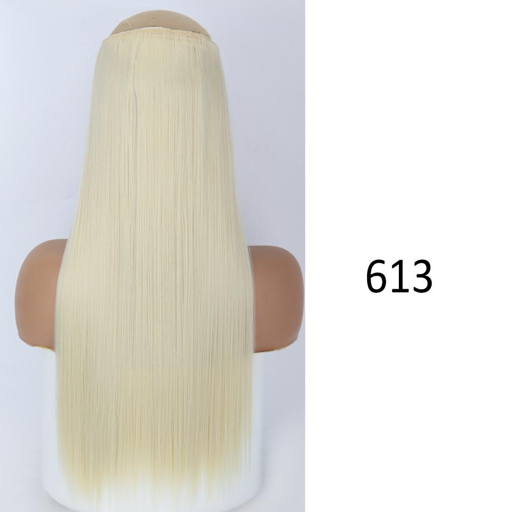 MISS WIG Длинные и гладкие синтетические накладные волосы с 5 зажимами, цельный 32-дюймовый шиньон, черные, светлые накладные волосы для женщин