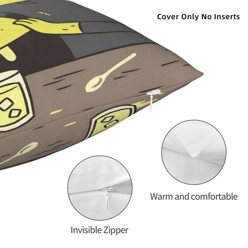 Pillow Case Lemongrab Unacceptable Square Pillow Cover Fashion Cushion Cover Design Pillowcases For Living Room Chair