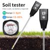 Профессиональный тестер почвы, измеритель влажности и pH, водонепроницаемый гигрометр 2 в 1, детектор влажности и кислотности почвы для садовой теплицы