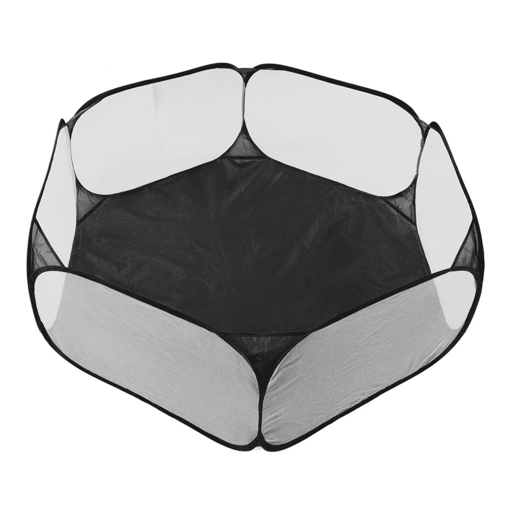 Small Animals Tent Foldable Breathable Interactive Easy Access Portable Small Pet Playpen for Pets