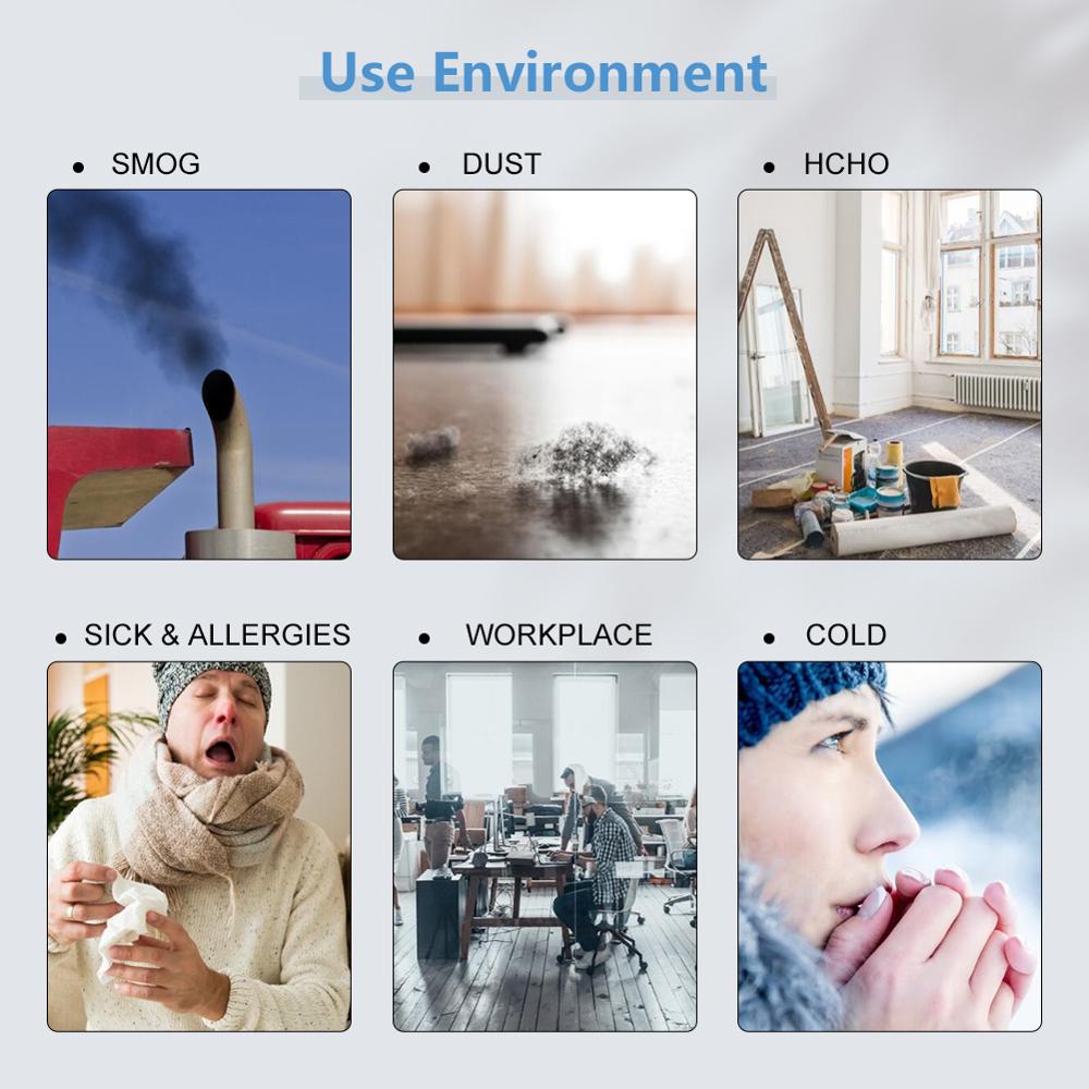 Маска с активированным углем, 10-200 шт., 4-слойный респиратор, маска для взрослых, пылезащитная маска для рта, одноразовые маски для здоровья CE