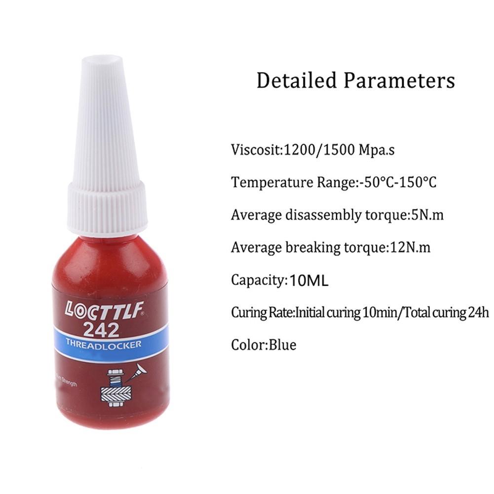 LOCTITE 222 242 243 263 271 277 ФИКСАТОР 10 мл Средство для фиксации винтов, аксессуары Нет