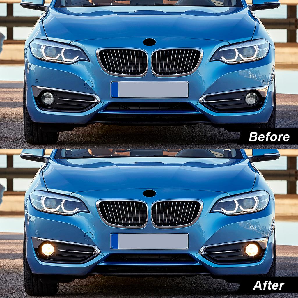 63177839865 63177839866 For BMW E92 E93 F07 F10 F22 F23 M3 M5 2 3 5 Series Fog Lights Day Lamp Led Halogen Wateproof