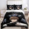 Death Note Print Three Piece Bedding Set Fashion Article Children or Adults for Beds Quilt Covers Pillowcases Bedding Set Gift