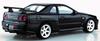 AOSHIMA The Model Car Series SP08 Nissan BNR34 Skyline Custom Wheel Пластиковая модель 1/24 GT-R V-SPEC '02