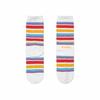 KODAK Apparel Multicolor Striped Socks WHITE