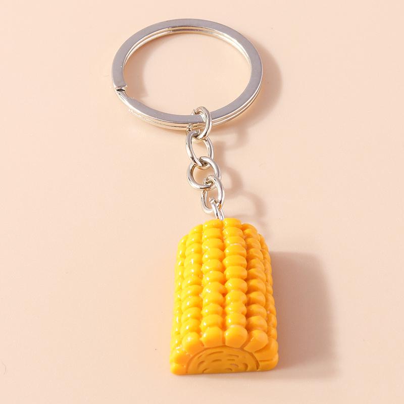 Cute Resin Simulation Food Keychain Cookies Chocolate Key Ring for Car Key Holder Handbag Pendant DIY Jewelry Gifts