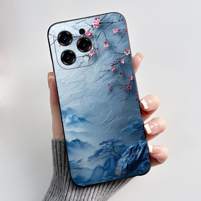 Casing For Doogee N55 / N55 Pro / N55 Plus Case Aesthetic Fashion Cute Cat Cartoon Soft Silicone Back Cover Shockproof Bumper