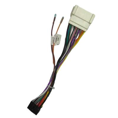 Автомобильный аудиоплеер 16PIN адаптер кабеля питания для Hyundai Tucson для Elantra 05-09 CD/DVD плеер радио жгут проводов