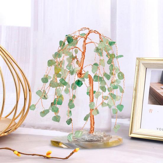 Искусственный кристалл, украшение в виде дерева, изысканное качество изготовления, камни на удачу, денежное дерево для украшения дома и офиса, секс-одежда для взрослых