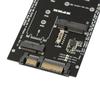 M.2 Ngff Msata SSD к адаптеру Sata 3.0 2 в 1 конвертерной карте для ноутбука