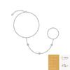 Sterling Stackable Bracelet With Moissanite Stones Gold Plated Fashion Jewelry Women