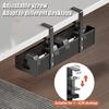 Yousheng Data Cable Storage Rack Under-Desk Organizer Simple Installation Cable Management Metal Cable Tray Power Strip Cord Holder