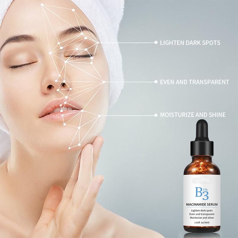 Витамин B3 Никотинамид Сыворотка для лица, осветляющая увлажняющая эссенция для ухода за кожей