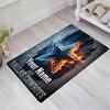 Custom personalization Flame Star Print Area Rug - Soft, Washable Non-Slip Indoor Mat,Living Room,Home&Office Decorative Rug