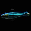Мягкая приманка Светящаяся Crazy Fish Песчаный угорь Воблерная приманка с джиг-головкой Крючок Силиконовый Морской окунь Щука Кана Рокфишинг Групер Винил Рыбалка 260319