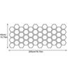 Honeycomb Pattern Graphic Vinyl Decals Car Side Body Hood Sticker DIY Decoration