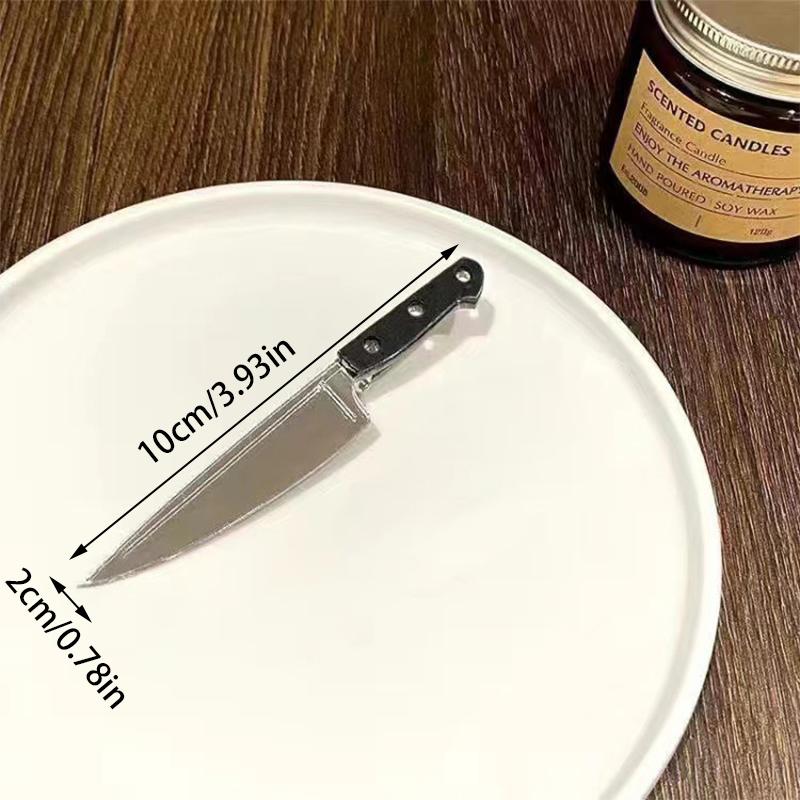 Женские необычные челки на бок, имитация ножа, сломанные волосы, заколка-утконос, заколки для волос, светящаяся лампочка