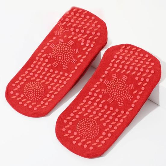 1 пара носков с подогревом, сохраняющих тепло ног 24 часа, силиконовые подошвы, средней длины, высокоэластичные, однотонные спортивные носки, удобные носки для холодной погоды