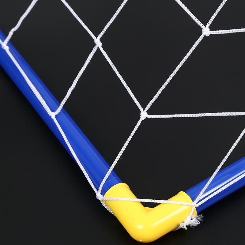 Крытый мини-складной футбольный мяч для ворот, набор сеток + насос, детский спорт, уличная домашняя игра, игрушка, подарок на день рождения, пластик