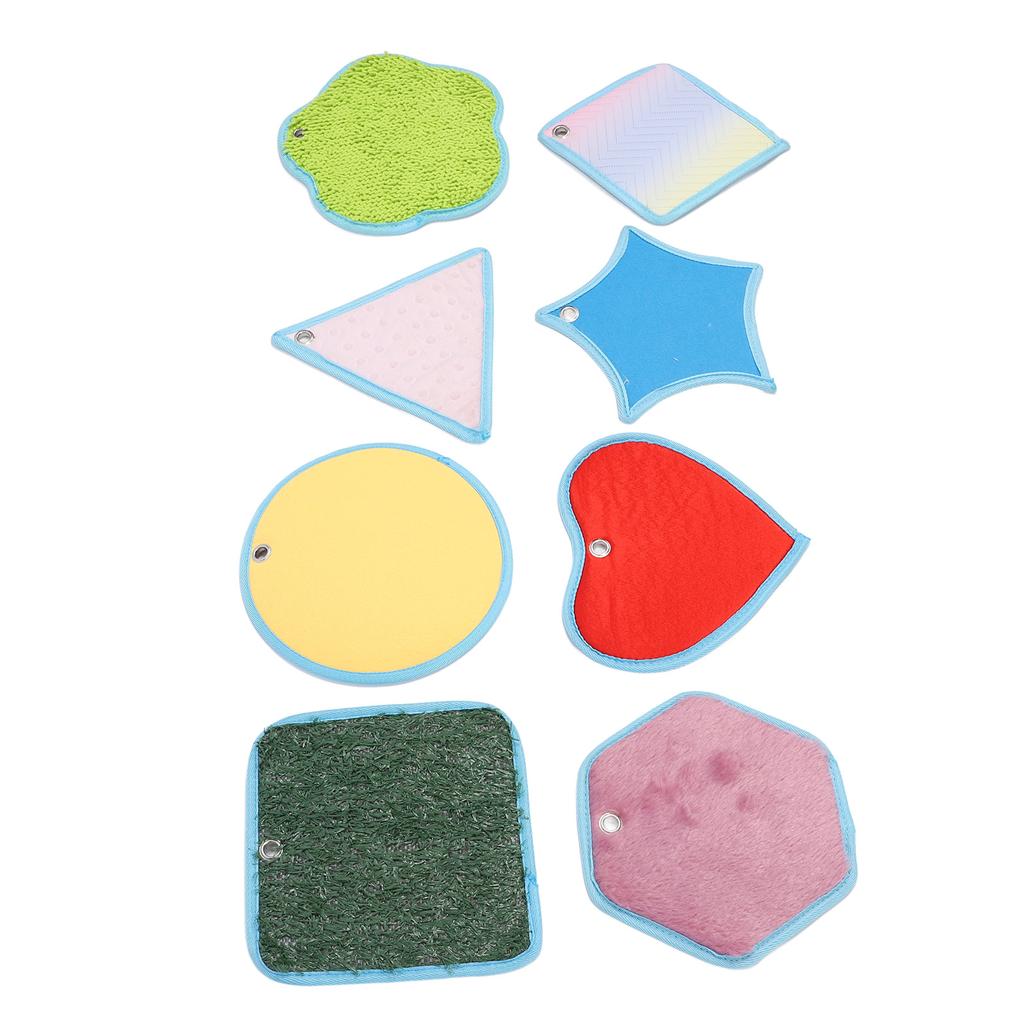 8 Set Sensory Mats for Autistic Children Assorted Textured Activity Relax Calming Toys Sensory Floor