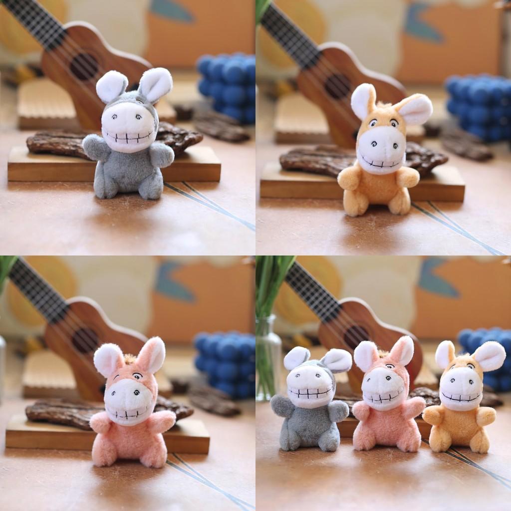 Плюшевый брелок-ослик, мягкая игрушка с набивкой из ПП-хлопка, ультрамягкий шарм для рюкзака для девочек, аксессуары