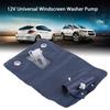 12V Universal Windshield Washer Pump Bag Kit With Jet Button Switch for Classic Cars