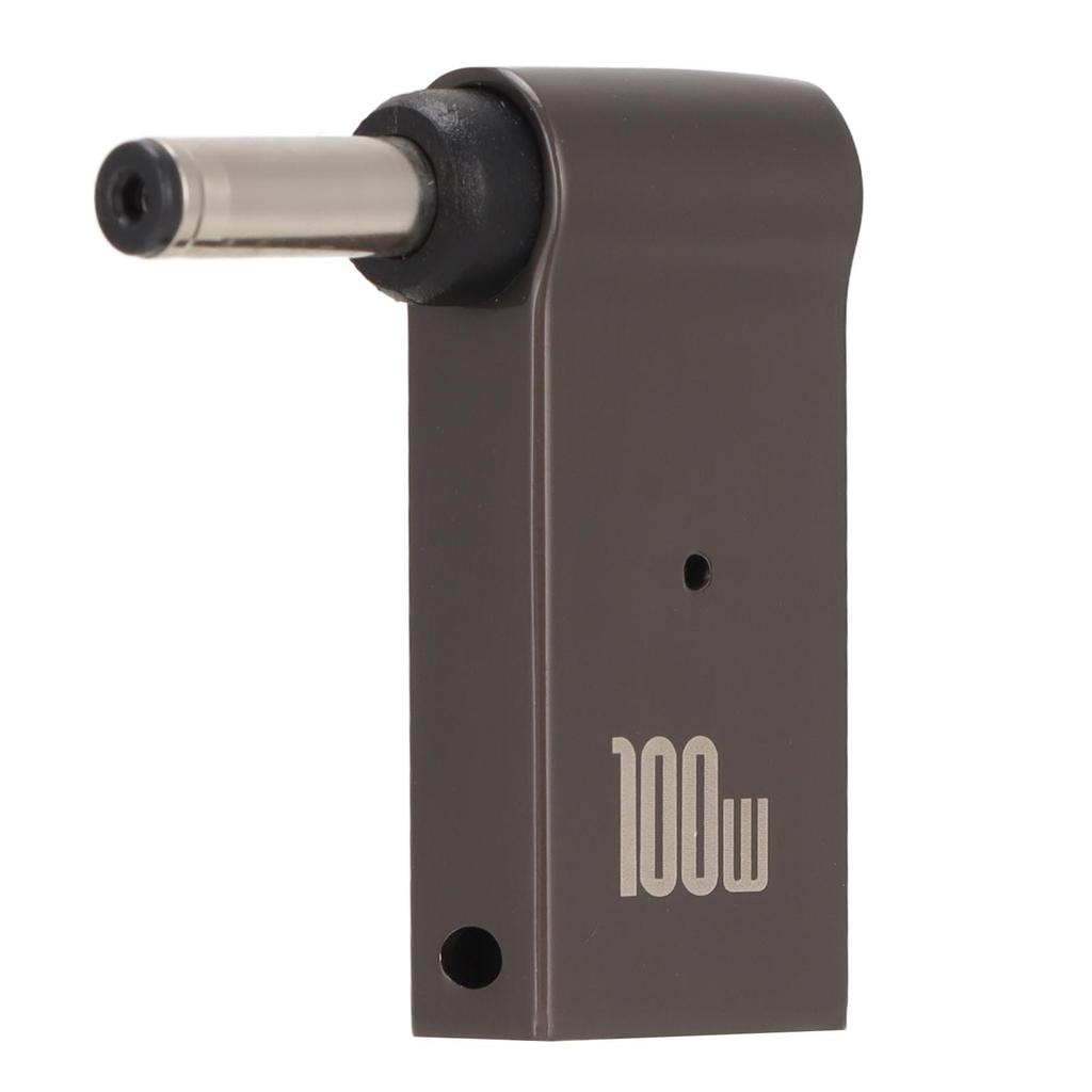 Адаптер для зарядного устройства для ноутбука Type C Female to DC Male PD Flash Charge Алюминиевый сплав 100 Вт Зарядка